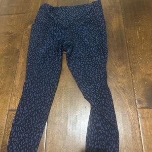 Athleta ultra high waste stash leggings leopard